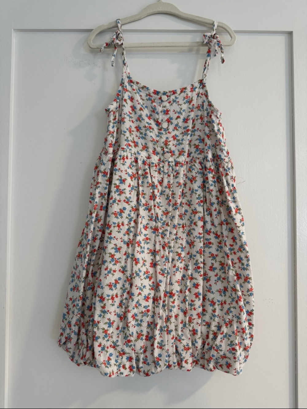 Old Navy Girls Floral Bubble Hem Dress in 5T